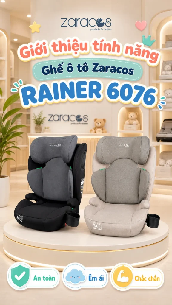 Review tính năng ghế oto Zaracos Rainer 6076